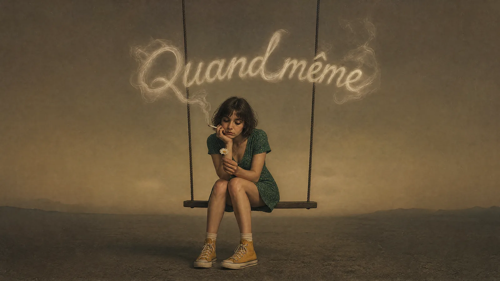 Quand même - album cover by Hajar Eddal