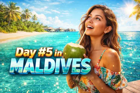 Day 5 in Maldives Vlog Thumbnail