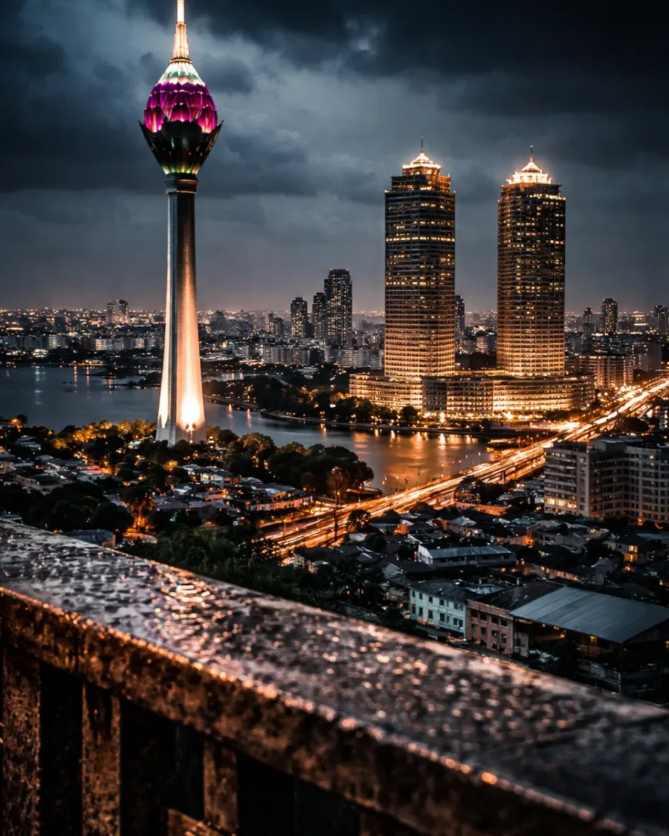 Hyper-realistic Colombo cityscape by Hajar Eddal