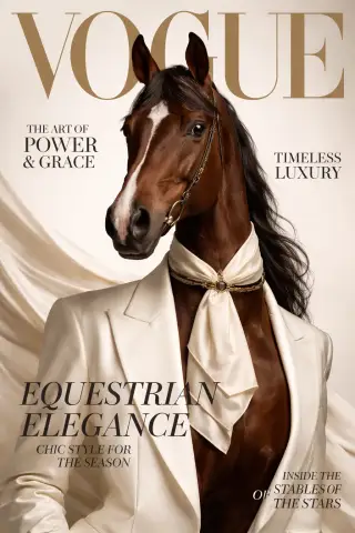 Handsome Horse Vogue Cover